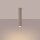Runde Deckenlampe Aluminium Taupe GU10 H:40 cm Modern