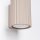 Wandleuchte Aluminium Taupe GU10 H:10 cm Modern