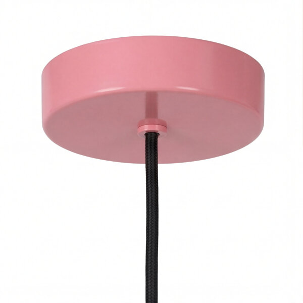 Hängelampe Kinder Rosa Metall E27 Ø24,5 cm Mädchen