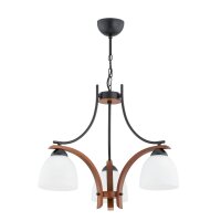 Hängeleuchte 3-flammig Rustikal E27, 52 cm,...