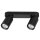Deckenleuchte Metall Schwarz 2-flammig verstellbar B: 26 cm