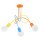 Deckenlampe Kinderzimmer 48 cm Bunt 3-flammig E27
