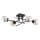Deckenlampe Kugelschirm 85 cm Metall Rauchglas Retro Design