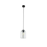 Pendelleuchte Schwarz modern B:14 cm Metall E27 Grün