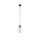 Pendelleuchte Glas Metall Transparent E27 B:14 cm