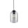 Pendelleuchte Glas Metall Transparent E27 B:14 cm