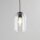 Pendelleuchte Glas Metall Transparent E27 B:14 cm