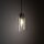 Pendelleuchte Glas Metall Transparent E27 B:14 cm