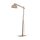 Stehleuchte Beige Holz Metall 80 cm E27 verstellbar