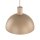Pendelleuchte Zeitlos Holz Metall Beige B:33,5 cm E27