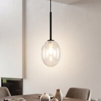 Pendelleuchte Glas Transparent B:10 cm G9 stilvoll