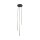 Pendelleuchte Elegant B:20 cm Schwarz G9 Stahl Gold