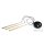 Pendelleuchte Elegant B:20 cm Schwarz G9 Stahl Gold