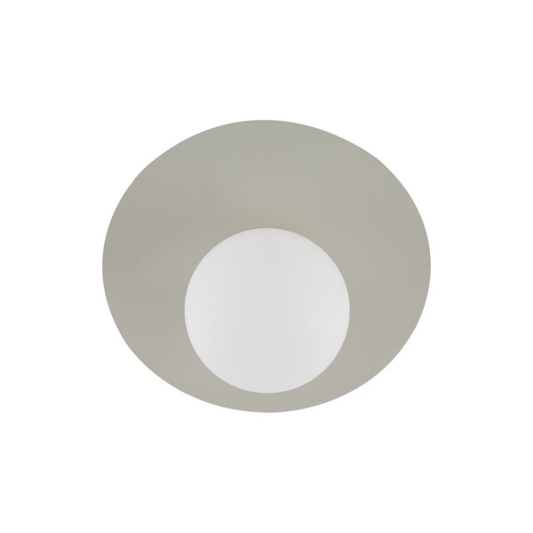 Deckenleuchte Modern B:25 cm Weiß G9 Glaskugel blendarm