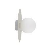 Deckenleuchte Modern B:25 cm Weiß G9 Glaskugel...