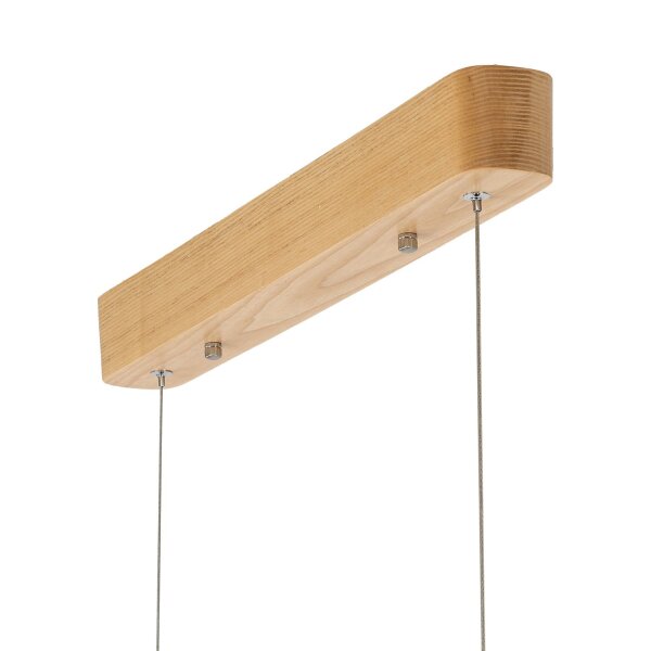 LED Pendelleuchte Holzbalken 150 cm 3000 K warmweiß