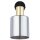 Wandleuchte Gold Graphit Glas Elegant B:12 cm E27