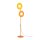 Stehleuchte Orange Metall Glas 160 cm G9 blendarm