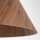Pendelleuchte Holz Metall Schwarz E27 B:61 cm natürlich