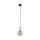 Pendelleuchte Glas in Cognac B:15 cm E14 stilvoll