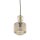Pendelleuchte Glas in Cognac B:15 cm E14 stilvoll