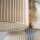 Pendelleuchte Schwarz Metall B:41 cm E14 Glas in Cognac