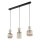 Pendelleuchte 3-flammig B:41 cm E14 Glas in Cognac