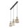 Pendelleuchte 3-flammig B:41 cm E14 Glas in Cognac
