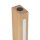 LED Tischleuchte Holz 41,5 cm 3000 K Schwarz Kiefer