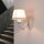 Wandlampe Shabby Weiß Stoff Klassisch E14 SOFIA