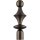 Dekorative Hängelampe Braun B:10 cm E27 Stahl Modern