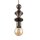 Dekorative Hängelampe Braun B:10 cm E27 Stahl Modern