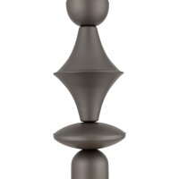 Dekorative Hängelampe Graphit B:10 cm E27 Stahl Modern