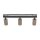 Deckenstrahler Braun Schwarz Metall 66 cm GU10 3-flmg
