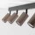 Deckenspot Braun Schwarz Metall 88 cm GU10 4-flmg