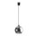 Pendelleuchte Glas Graphit B:25 cm Schwarz E27 Modern