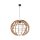 Pendelleuchte Holz Natur Frame E27 B:63 cm wohnlich