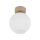 Deckenleuchte Glaskugel blendarm Beige L:15 cm E14