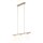 Pendelleuchte Beige 3-flmg65 cm Metall E14 Glas Weiß