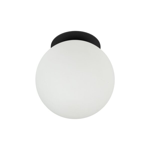 Deckenleuchte Schwarz Ø10 cm G9 Glas blendarm