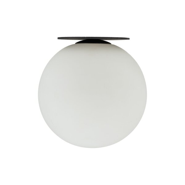 Deckenleuchte Schwarz Ø10 cm G9 Glas blendarm