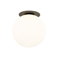 Deckenleuchte Schwarz Ø10 cm G9 Glas blendarm