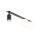 Deckenleuchte Metall Glas Schwarz L:62,5 cm GU10 G9