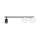 Deckenleuchte Metall Glas Schwarz L:62,5 cm GU10 G9