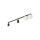 Deckenleuchte Schwarz 112 cm GU10 Metall Glas flexibel
