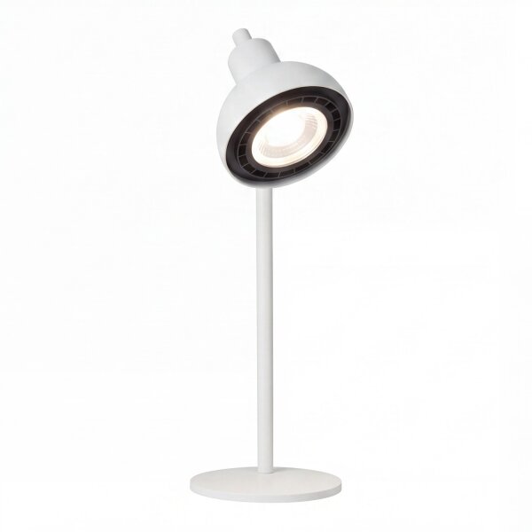 Schreibtischlampe Modern Weiß GU10 schwenkbar 46,7 cm