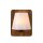 Wandlampe Holz Natur blendarm E14 25 cm Skandinavisch