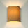 Wandleuchte Stoff Kaffeebraun E27 Up Down ALICE