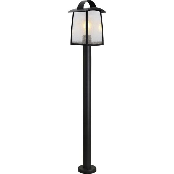 Lampe dextérieur noire Rustique 103,5cm IP44 E27 Chemin de jardin
