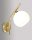 Applique design laiton verre TRIVIA Chambre